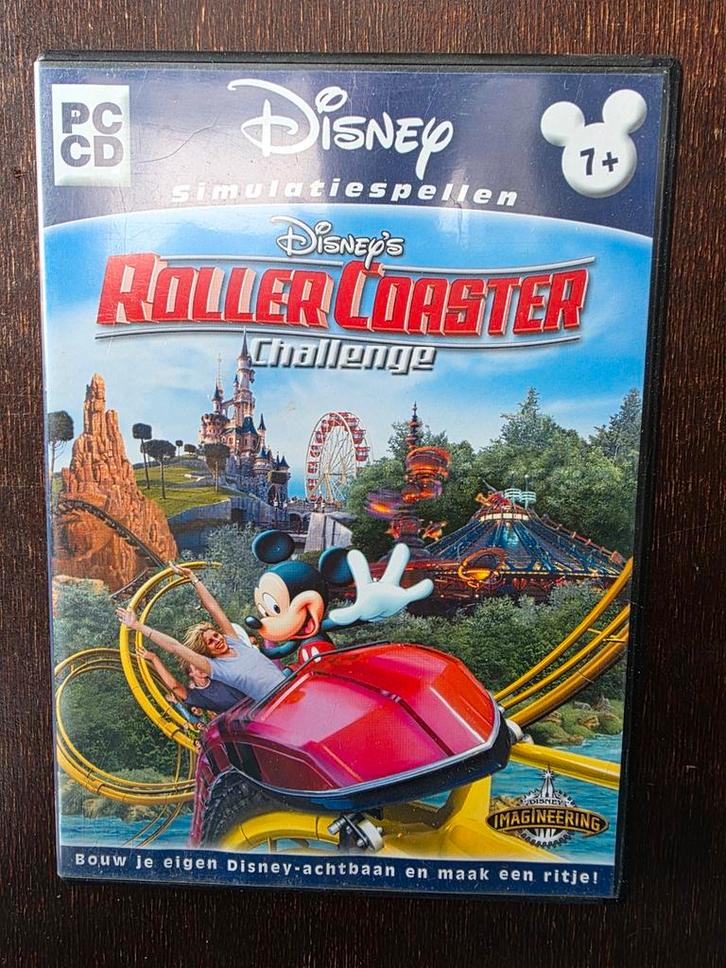 Pc game Disney's Rollercoaster Challenge, Spelcomputers en Games, Games | Pc, Zo goed als nieuw, Strategie en Constructie, 1 speler