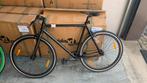 vidaXL Fiets met vaste versnelling frame maat 59 cm zwart, Nieuw, Nb, Nb, Ophalen