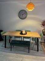 Bankje (smaragdgroen), Ophalen, Minder dan 75 cm, Tweepersoons, Zo goed als nieuw