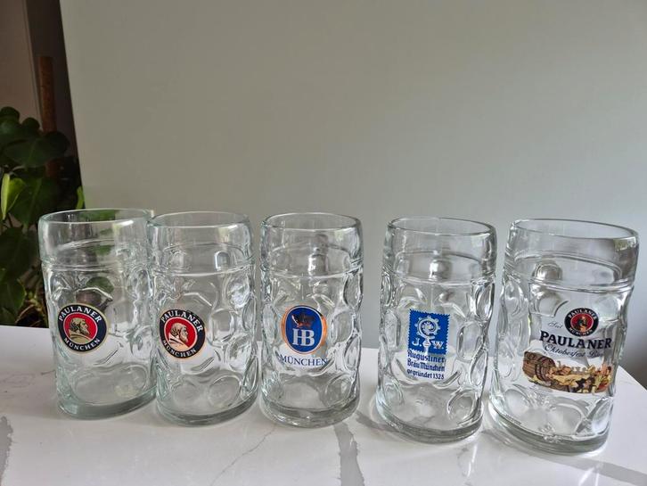 German Beer 1L Mug (Masskrug), Verzamelen, Glas en Borrelglaasjes, Zo goed als nieuw, Bierglas, Ophalen