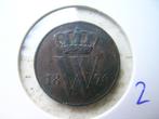 Cent 1876 (nr 2), Postzegels en Munten, Munten | Nederland, Ophalen of Verzenden, Koning Willem III, 1 cent, Losse munt