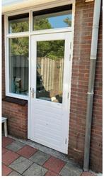 Hardhout buitendeur/tuindeur/schuurdeur. Met 3 puntssluiting, Ophalen, 80 tot 100 cm, 200 tot 215 cm, Buitendeur