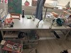 Twee Drentea kantinetafels - 180x80 cm, Ophalen, Gebruikt, Bureau