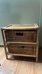 Rotan ladekastje, Ophalen, Minder dan 50 cm, Gebruikt, Overige materialen