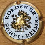 Champagnecapsule Louis ROEDERER wit & goud nr. 95a, Ophalen of Verzenden, Nieuw, Frankrijk, Champagne