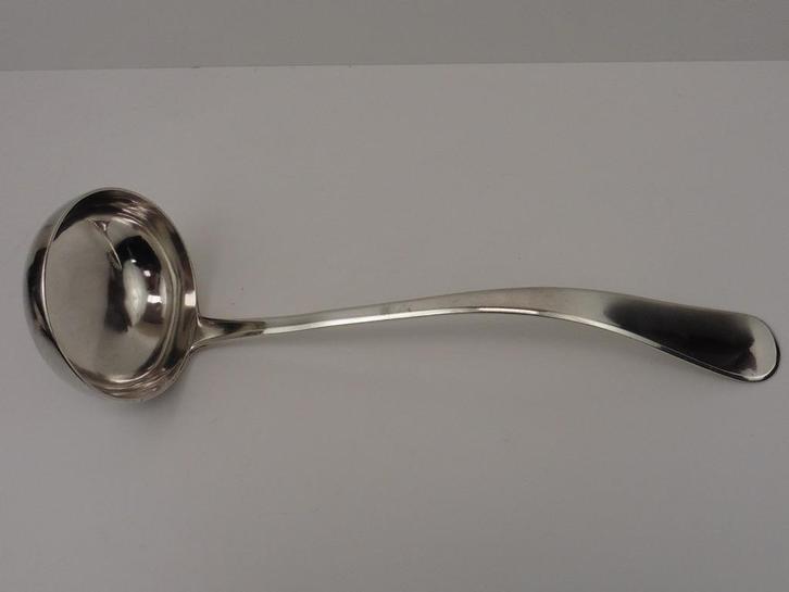 Zilveren soeplepel                                       Z32, Antiek en Kunst, Antiek | Goud en Zilver, Zilver, Ophalen of Verzenden