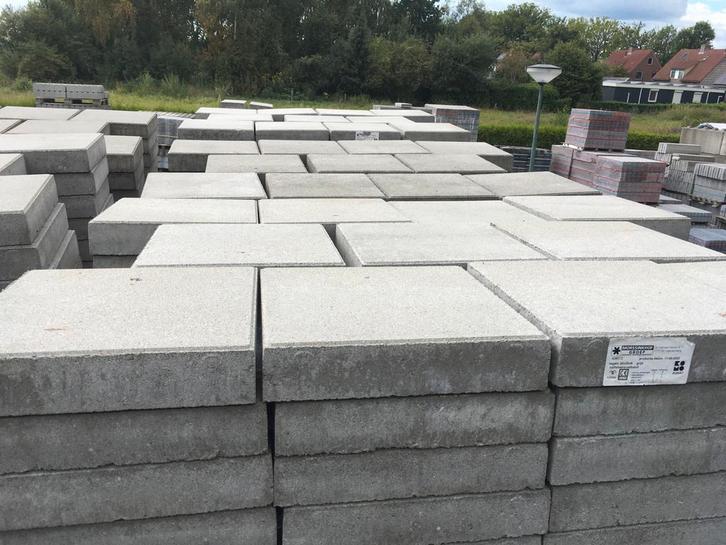 30x30 Tegels - 6cm dik, Tuin en Terras, Tegels en Klinkers, Gebruikt, Terrastegels, Beton, 10 m² of meer, Ophalen of Verzenden