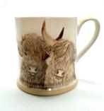 Nieuwe F&F Home Highland Cow Tankard Mok, Nieuw, Ophalen of Verzenden, Overige stijlen, Kop(pen) en/of Schotel(s)