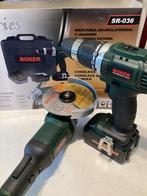 24.4 v boormachine en haakse slijper met 2 accu,s van 5.0 ah, Ophalen of Verzenden, Nieuw, Boor- en Schroefmachine