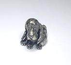 Zilveren miniatuur - Hondje Gewicht 21,7 gram, Antiek en Kunst, Antiek | Goud en Zilver, Ophalen of Verzenden, Zilver