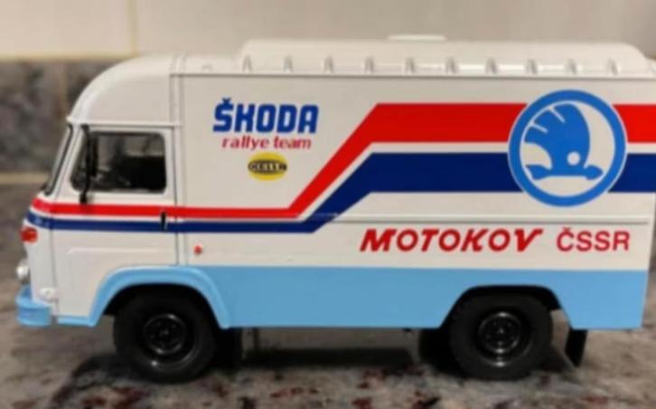 Avia 21 Skoda Rally Team schaal 1/43 Assistance # 40, Hobby en Vrije tijd, Modelauto's | 1:43, Nieuw, Bus of Vrachtwagen, Overige merken