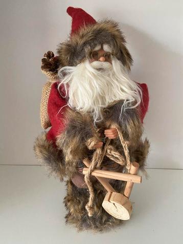 Vintage kerstman pop met denneappel beschikbaar voor biedingen