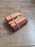 Houten Onderzetters Set, Ophalen of Verzenden, Zo goed als nieuw, Glas of Kopje