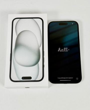 Apple iPhone 15 – Zwart – 128 GB – Batterijconditie: 93% beschikbaar voor biedingen
