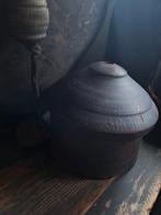 Leuk houten Tikapotje Aura Peeperkorn, Ophalen of Verzenden, Rond, Hout