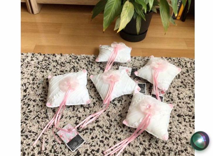 Ringkussentjes Ringen kussentjes💥 voor de Bruid, Kleding | Dames, Trouwkleding en Trouwaccessoires, Zo goed als nieuw, Accessoires