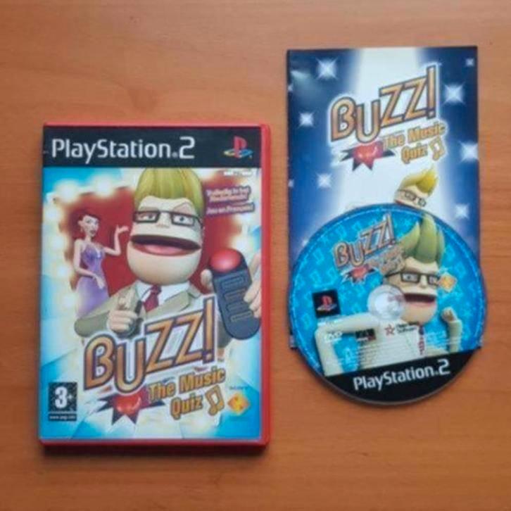 PS2 | Buzz the Music Quiz, Spelcomputers en Games, Games | Sony PlayStation 2, Gebruikt, Muziek, 3 spelers of meer, Vanaf 3 jaar
