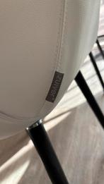 Eetkamer stoelen Zuiver set van 4, Huis en Inrichting, Stoelen, Ophalen, Wit, Design, Leer