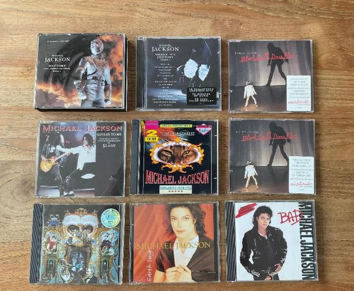 Michael Jackson verzameling cd incl. rare bootleg dangerous, Cd's en Dvd's, Cd's | Pop, Zo goed als nieuw, 1980 tot 2000, Ophalen of Verzenden
