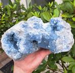 Topstuk! Celestien cluster A kwaliteit edelsteen verzameling, Ophalen of Verzenden, Mineraal