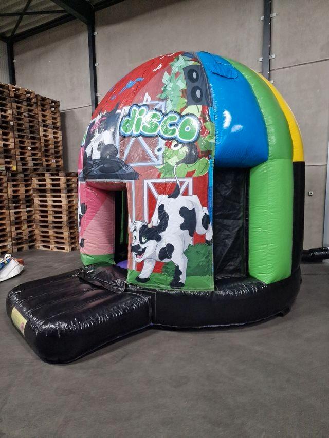 Disco Springkussen met Blower & Certificaat, Hobby en Vrije tijd, Feestartikelen | Verhuur, Gebruikt, Overige, Ophalen