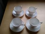 4 van Nelle Engelse marlborough  kop en schotels, Huis en Inrichting, Keuken | Servies, Ophalen of Verzenden, Zo goed als nieuw