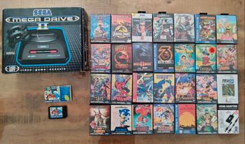 Sega cib inclusief heel veel games en upscaler naar hdmi beschikbaar voor biedingen
