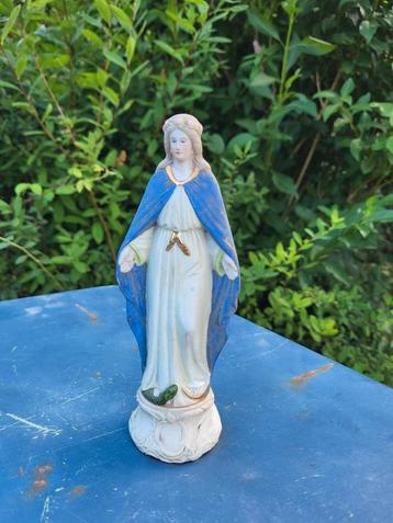Franse brocante Maria beeldje/ allegonda  beschikbaar voor biedingen