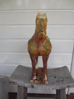 GROOT !!Vintage Chinees Tang dynastie majolica paard, Ophalen of Verzenden