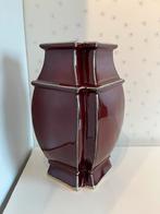 Chinese vaas met rood glazuur - 34cm, Ophalen