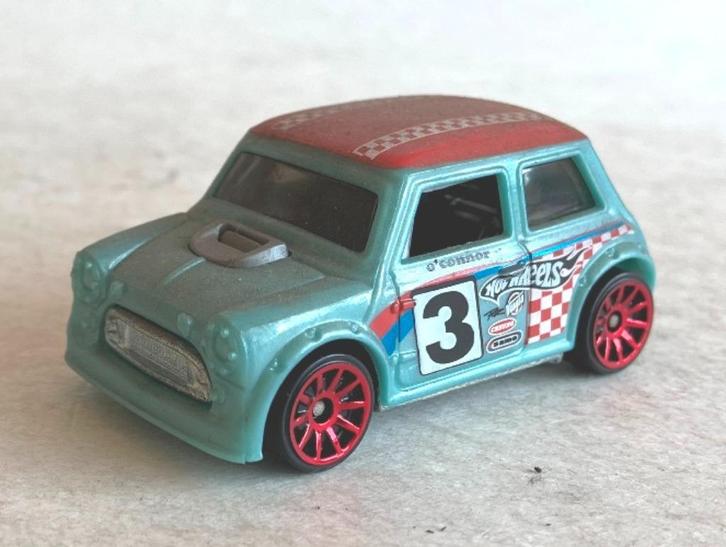 MINI COOPER Hot Wheels 2000 Blue O’Conner #3, Hobby en Vrije tijd, Modelauto's | Overige schalen, Zo goed als nieuw, Auto, Ophalen of Verzenden
