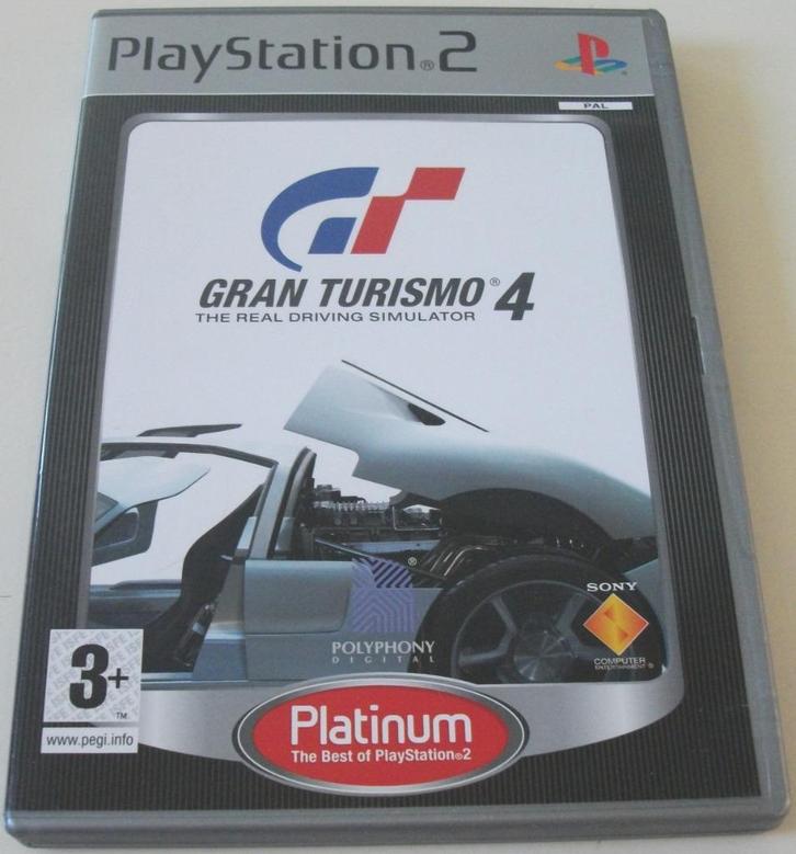 PS2 Game *** GRAN TURISMO 4 *** The Real Driving Simulator, Cd's en Dvd's, Dvd's | Kinderen en Jeugd, Zo goed als nieuw, Avontuur