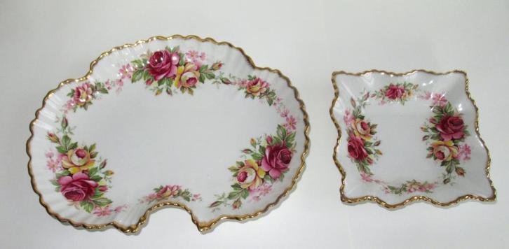 Twee Old Foley James Kent Staffordshire porseleinen schalen, Antiek en Kunst, Antiek | Porselein, Ophalen of Verzenden