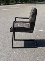 Eetkamerstoel industriële antraciet armsteun  super actie, Overige kleuren, Nieuw, Ophalen of Verzenden, Stof