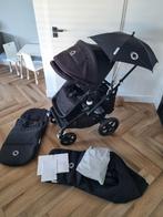 Bugaboo Fox 2 Compleet + Accessoires kleur zwart, Ophalen, Bugaboo, Zo goed als nieuw, Combiwagen