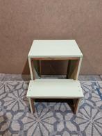 Bibliotheek trap/kruk Linde Groen, Ophalen, Zo goed als nieuw, Hout