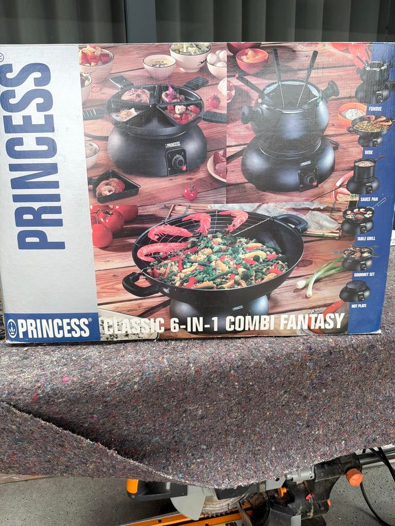 Princess Gourmetstel - Nieuw in doos!, Witgoed en Apparatuur, Gourmetstellen, Ophalen, Nieuw, 4 t/m 7 personen