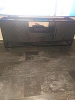 Zwart visgraat tv meubel, Ophalen of Verzenden, Zo goed als nieuw, 25 tot 50 cm, Minder dan 100 cm