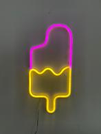 Retro Neon Ijsje Lamp, Ophalen of Verzenden, Zo goed als nieuw