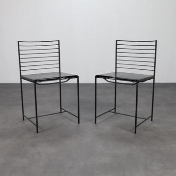 Set of 2 Italian “Alice” Chairs by Cidue, 1980s beschikbaar voor biedingen