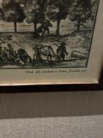 Pentekening, prent, paleis het Loo, Antiek en Kunst, Ophalen of Verzenden