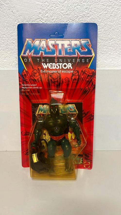 Motu Webstor Moc sealed He-Man Mattel 1983 Toys, Verzamelen, Poppetjes en Figuurtjes, Zo goed als nieuw, Ophalen of Verzenden