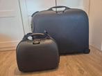 Samsonite Epsilon koffer + beautycase set, Gebruikt, Hard kunststof, Slot, Minder dan 35 cm