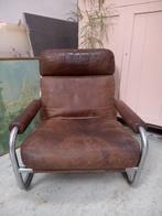 Design stoel fauteuil leer, Ophalen