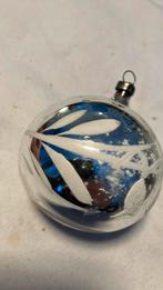 Vintage antieke kerstbal, zilver, Diversen, Kerst, Ophalen of Verzenden, Zo goed als nieuw