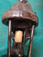 wandkandelaar met echt kaars vintage, Huis en Inrichting, Woonaccessoires | Kandelaars en Kaarsen, Ophalen of Verzenden, 'T Olde Gre-j