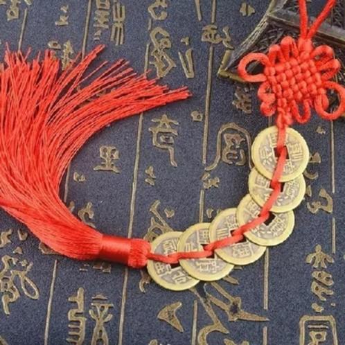 Chinese  Lucky Feng Shui hanger met 5Keizersmunten, Huis en Inrichting, Overige Huis en Inrichting, Nieuw, Ophalen