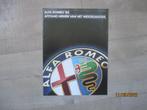 Alfa Romeo folder -- Alfa Romeo RAI krant en Alfa Poster !!, Boeken, Auto's | Folders en Tijdschriften, Overige merken, Zo goed als nieuw