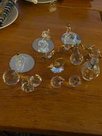 Prachtige partij kristallen miniaturen, dieren & spiegeltjes, Ophalen of Verzenden