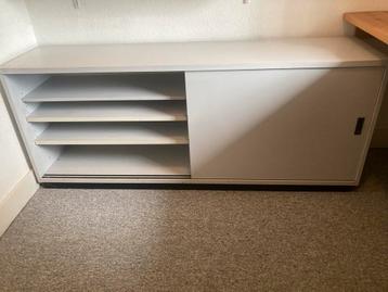 Lage Opbergkast met Schuifdeuren